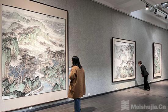 石峰中国山水画作品展开幕 展现人与自然和谐之美